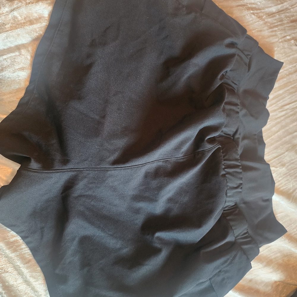 Black Drawstring Shorts - Picture 2 of 6